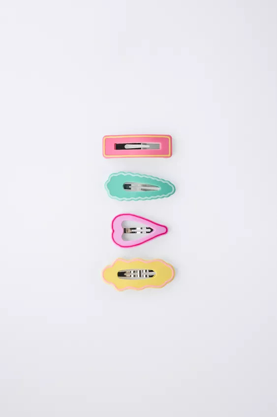 4-PACK OF SHAPED HAIR CLIPS | Zara UK