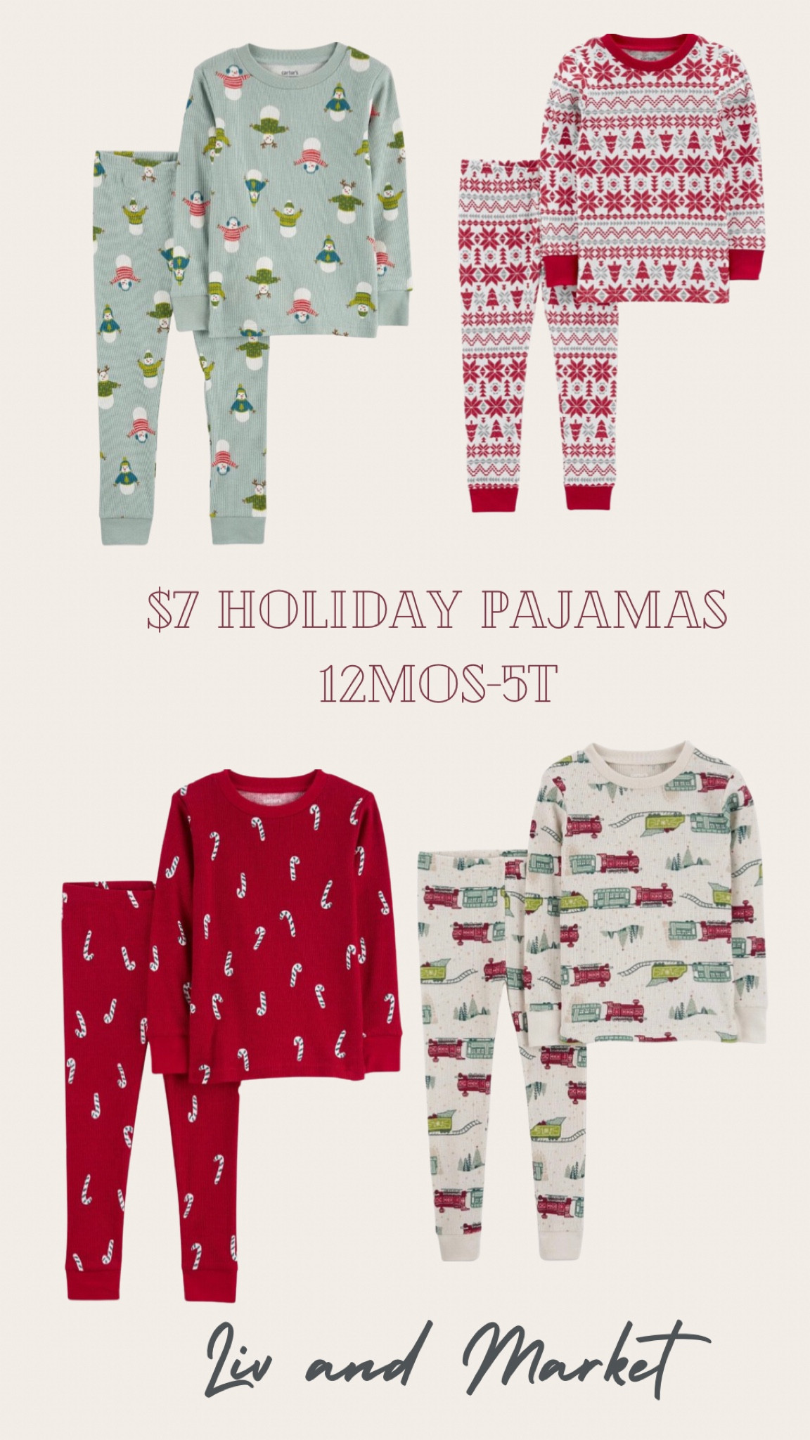$7 sale waffle knit Holiday Pajama


#LTKSeasonal #LTKHoliday #LTKkids