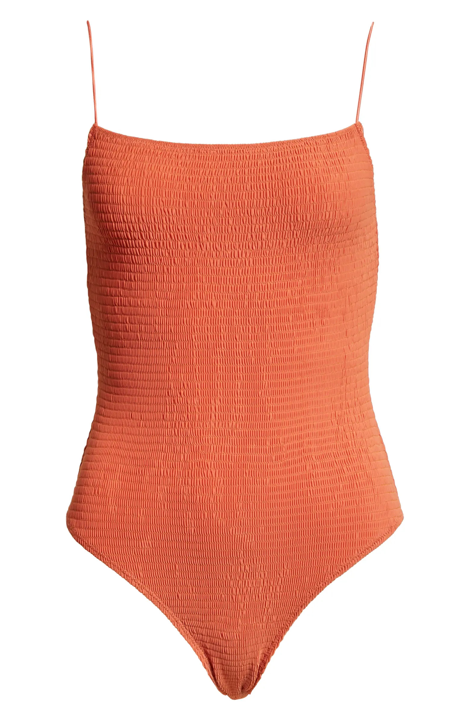 Smocked One-Piece Swimsuit | Nordstrom