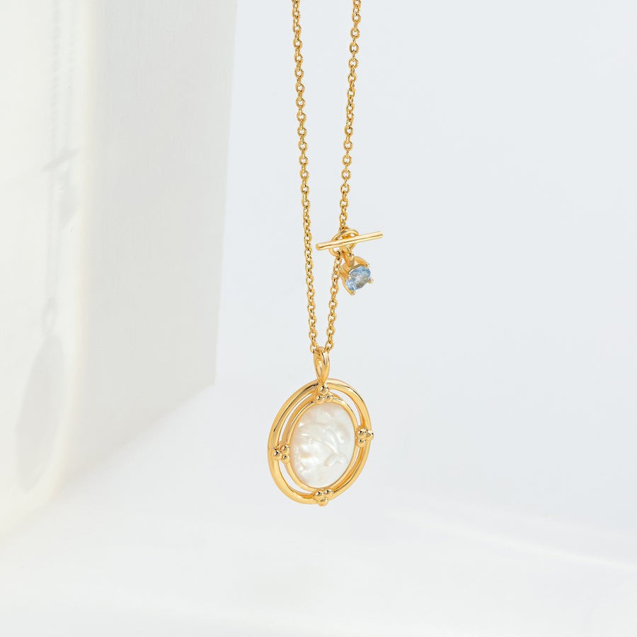 Talisman Dolphin Gold Mantra Necklace | Wanderlust + Co