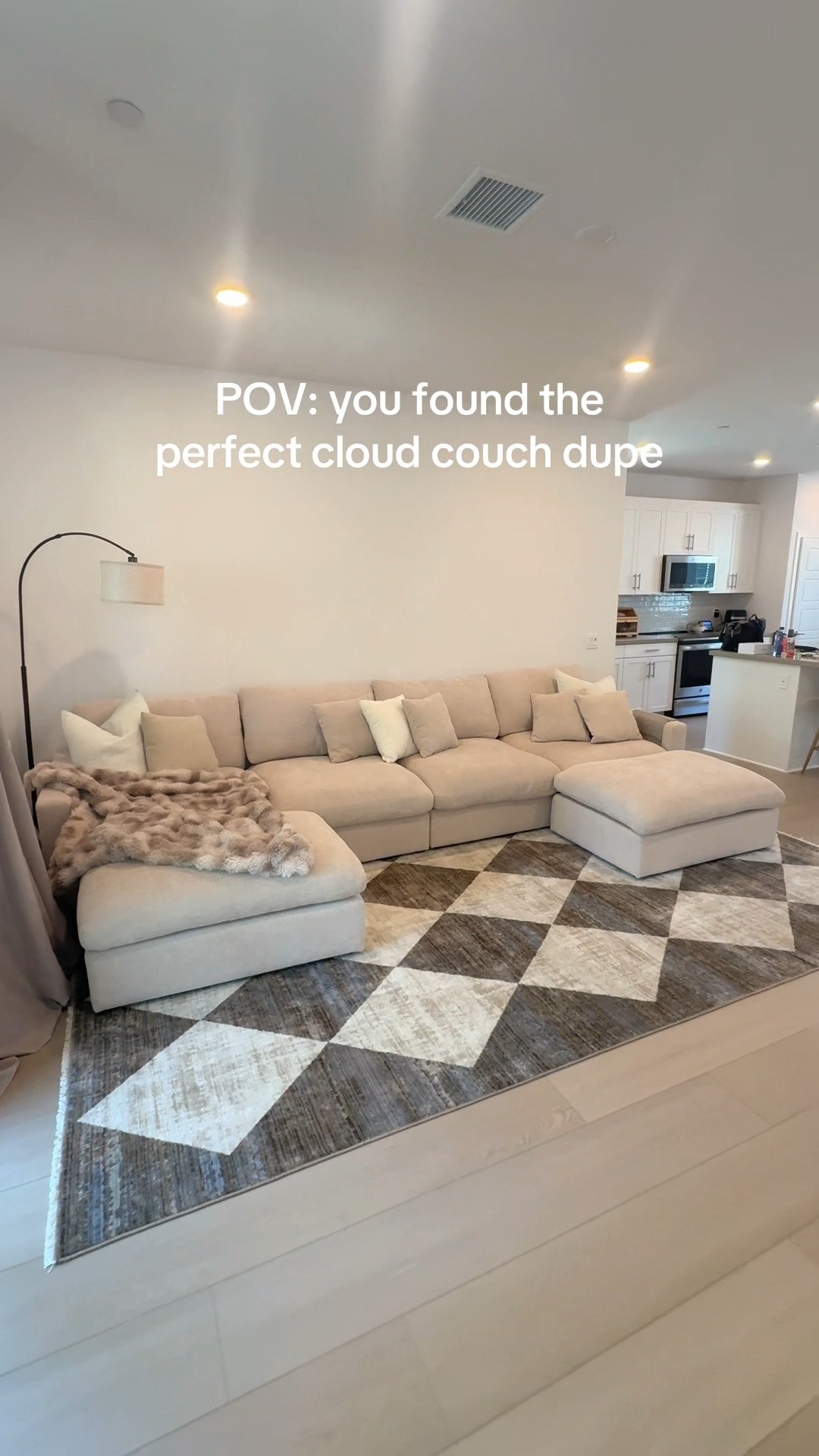 my cloud couch dupe is from wayfair

I got the color chenille beige🤍

it's 155 inches long!

the rug is 8'10 x 13 feet

I have my cloud couch at the top of my page right now 🫶🏼

#cloudcouch #cloudcouchdupe #livingroom #livingroomdecor #affordablehomedecor

Cloud couch, cloud couch sectionals, cloud couch living room, cloud couch review, cloud couch wayfair

#LTKU #LTKHome #LTKSaleAlert