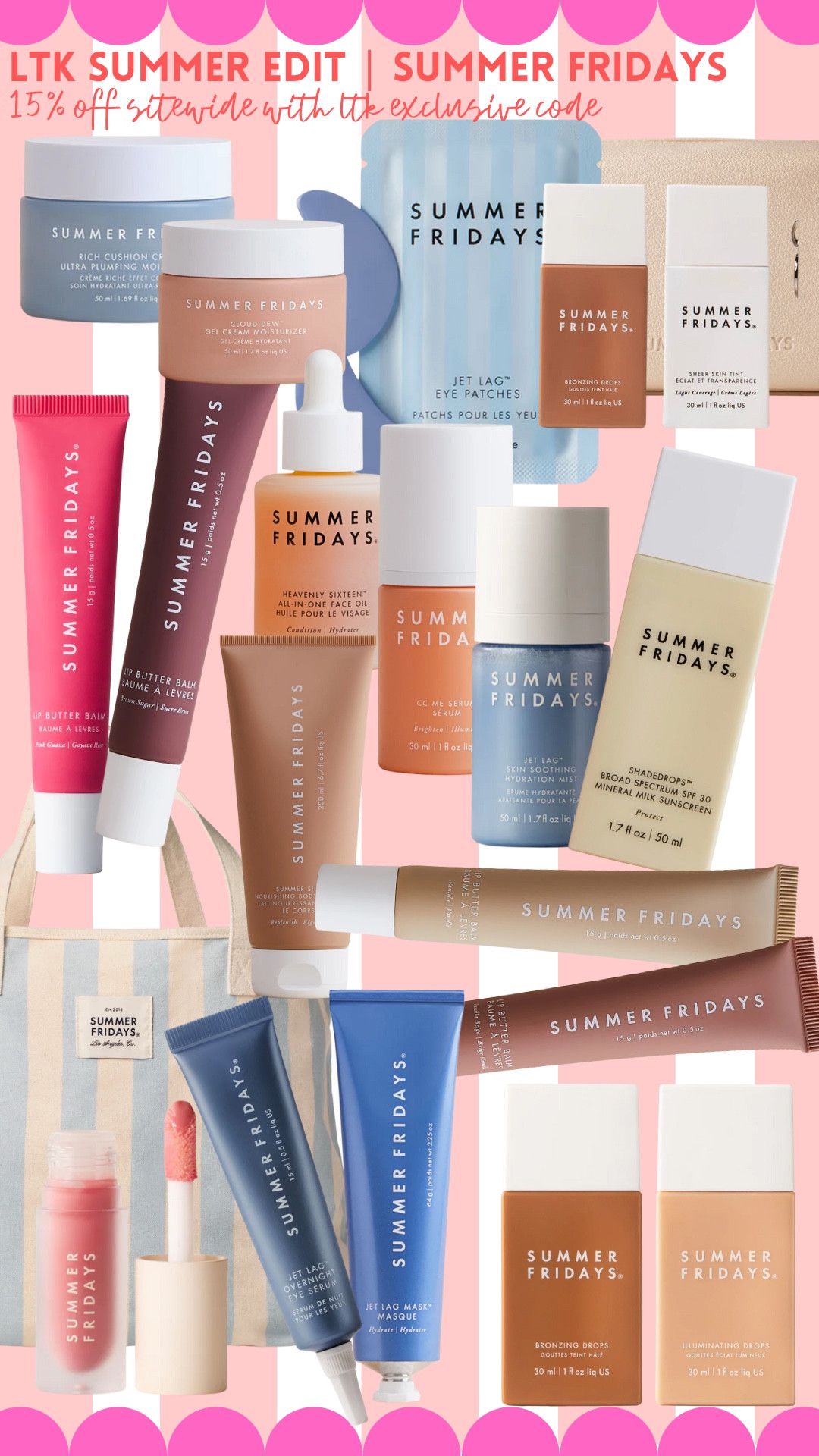 hello glowy skin by Summer Fridays | get 15% off sitewide with code SFLTK15 … 

#LTKSummerEdit #LTKSaleAlert #LTKBeauty