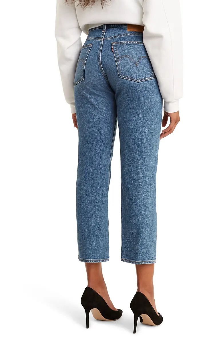 Levi's® Wedgie High Waist Crop Straight Leg Jeans | Nordstrom | Nordstrom