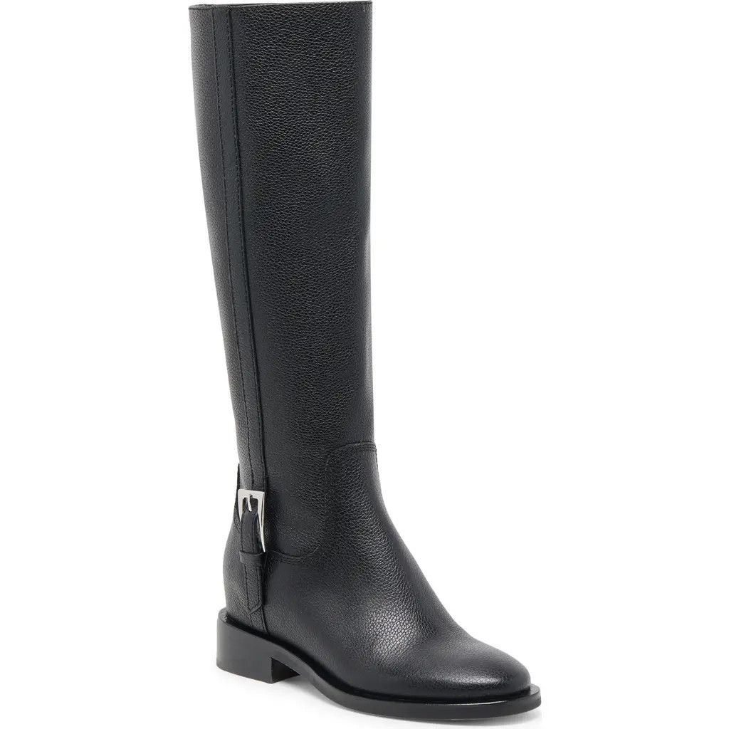 Dolce Vita Kilian H20 Waterproof Knee High Boot in Black Leather at Nordstrom, Size 9.5 | Nordstrom