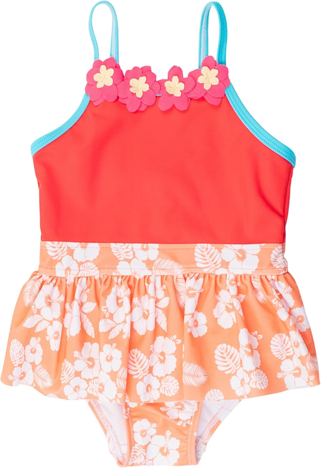 RuffleButts Girls UPF50+ Sun Protection Princess Sleeveless One Piece Swimsuit | Amazon (US)