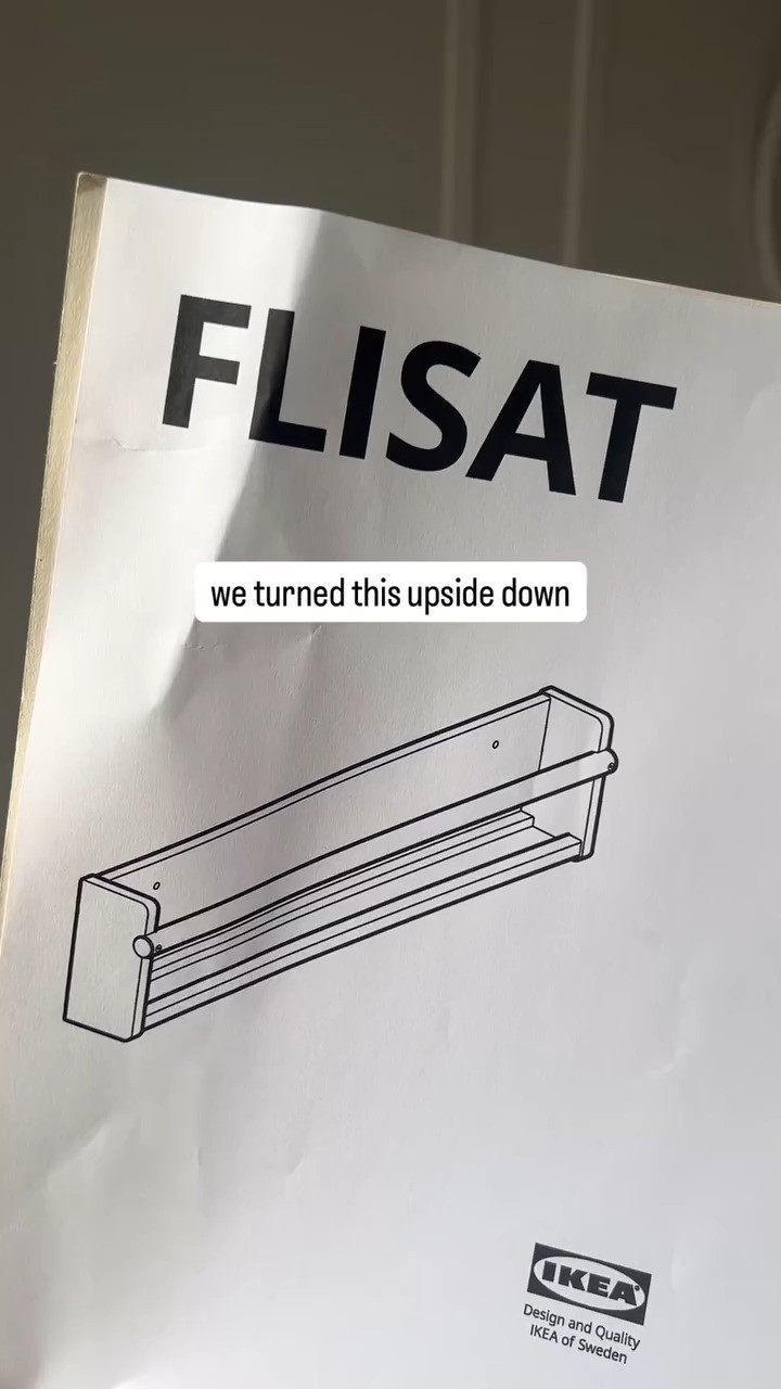 IKEA hack flisat bookshelf to wall easel ✨

#LTKKids #LTKFamily #LTKHome