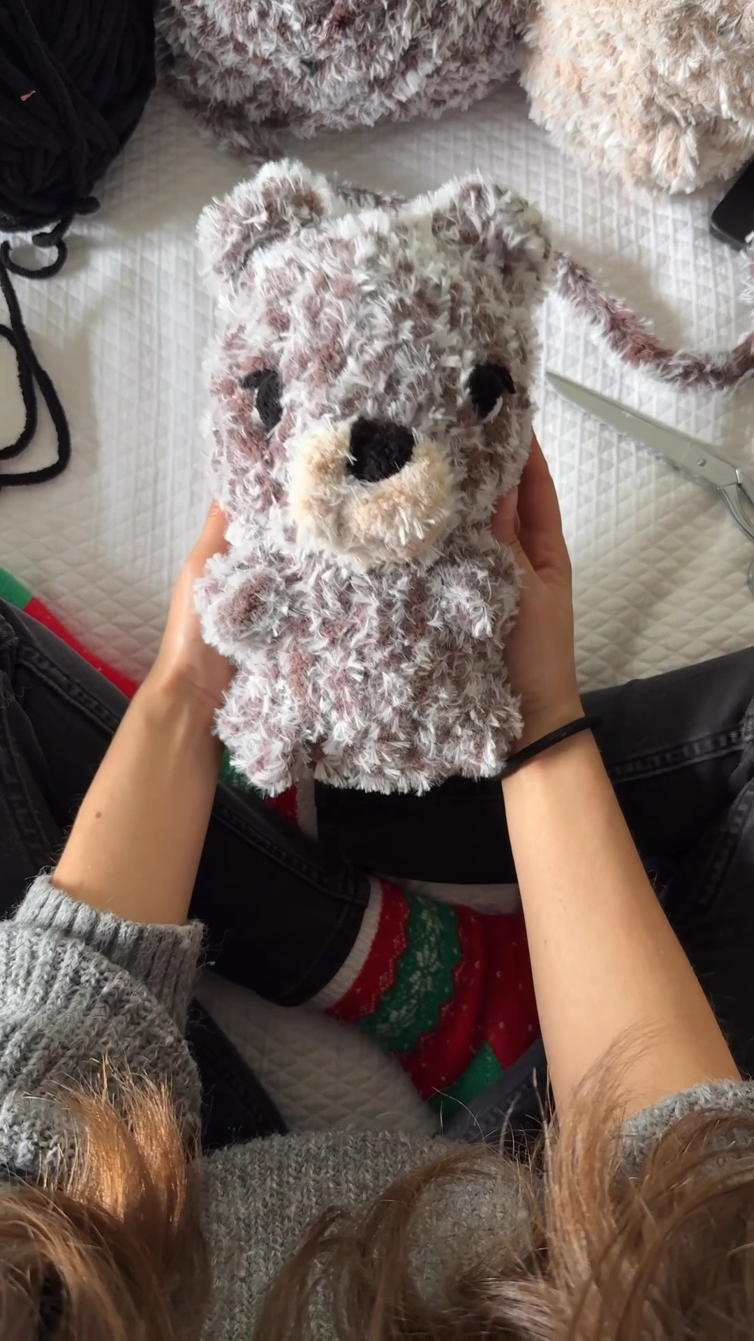 Benny the bear is frosted yarn! 

#LTKKids #LTKGiftGuide #LTKBaby