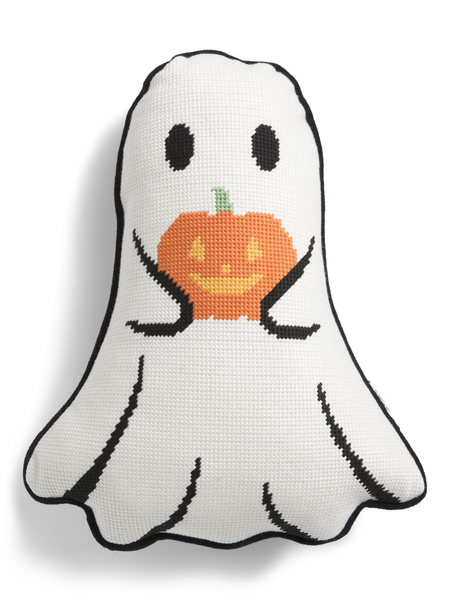 11x15 Ghost Shaped Needlepoint Pillow With Jack O' Lantern | Throw Pillows | Marshalls | Marshalls