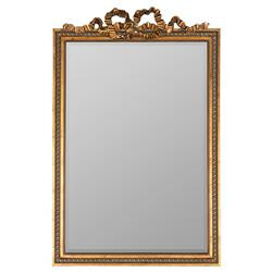 Ulysses French Country Antique Gold Beveled Frame Wall Mirror - Large | Kathy Kuo Home