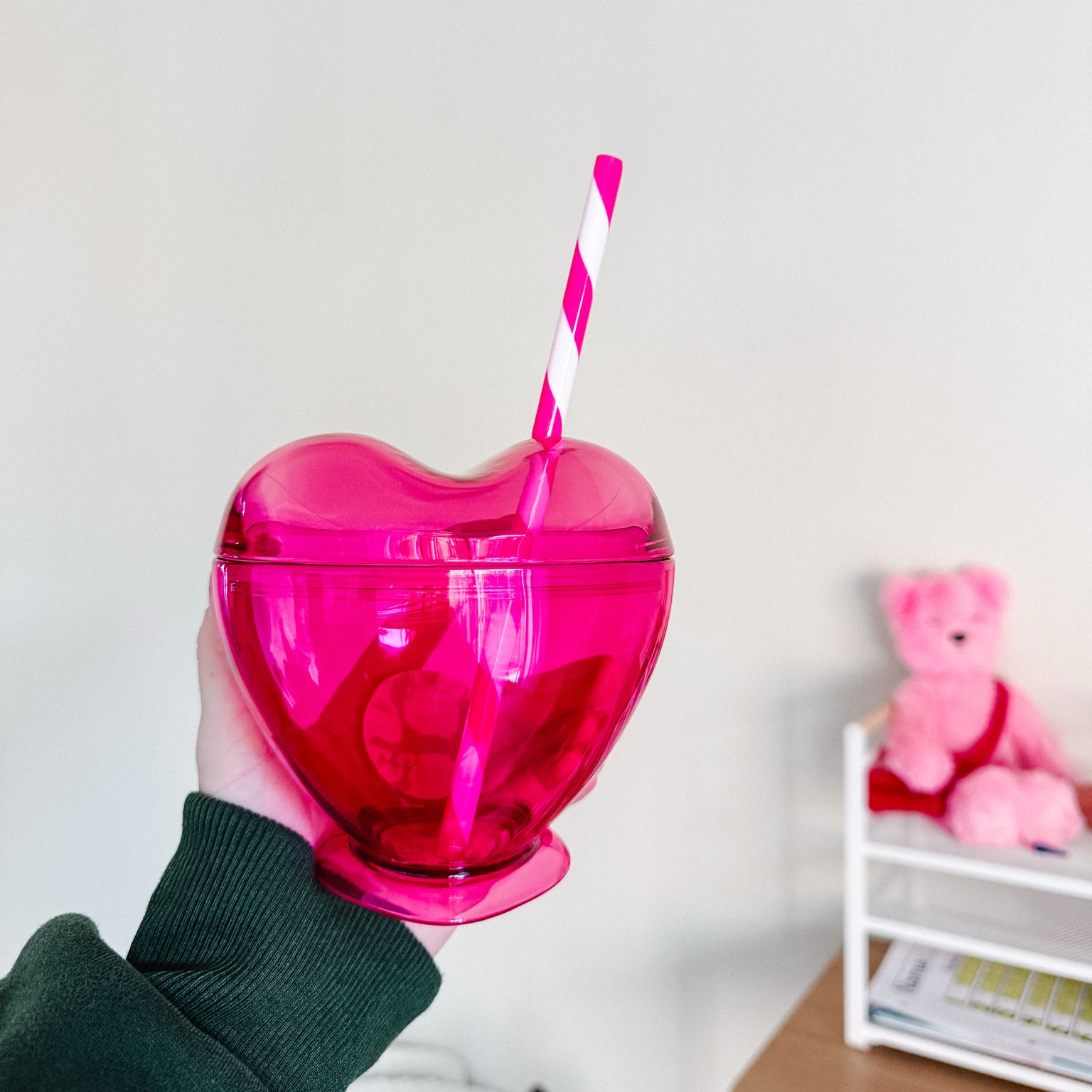 the cutest cup for valentines day baskets 🩷 it comes in red + pink, so I got one of each for my kids! they’re only $3, so run and get some!! #valentinesday #targetfinds #valentinesdaybasket #vday 

#LTKKids #LTKSaleAlert #LTKFamily