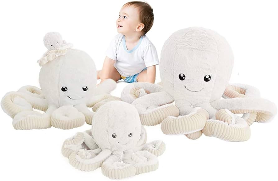 DENTRUN Octopus Stuffed Animals, Giant Octopus Plush Doll Play Toys for Kids Girls Boys Adults Bi... | Amazon (US)