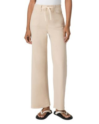 Paige Ari Drawstring Waist High Rise Ankle Jeans in Vintage Biscotti | Bloomingdale's (US)