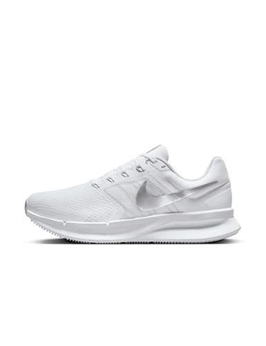 Nike Women's Run Swift 3 Road Running Shoes, White/Metallic Silver-Pure Platinum, 6.5 | Amazon (US)