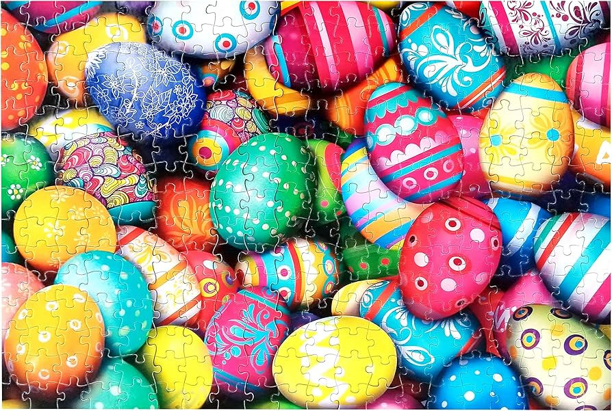 JOYIN 300 Large Piece Jigsaw Puzzle (21.25 x 15 inches) Eggcellent for Easter Party Favors Plush ... | Amazon (US)