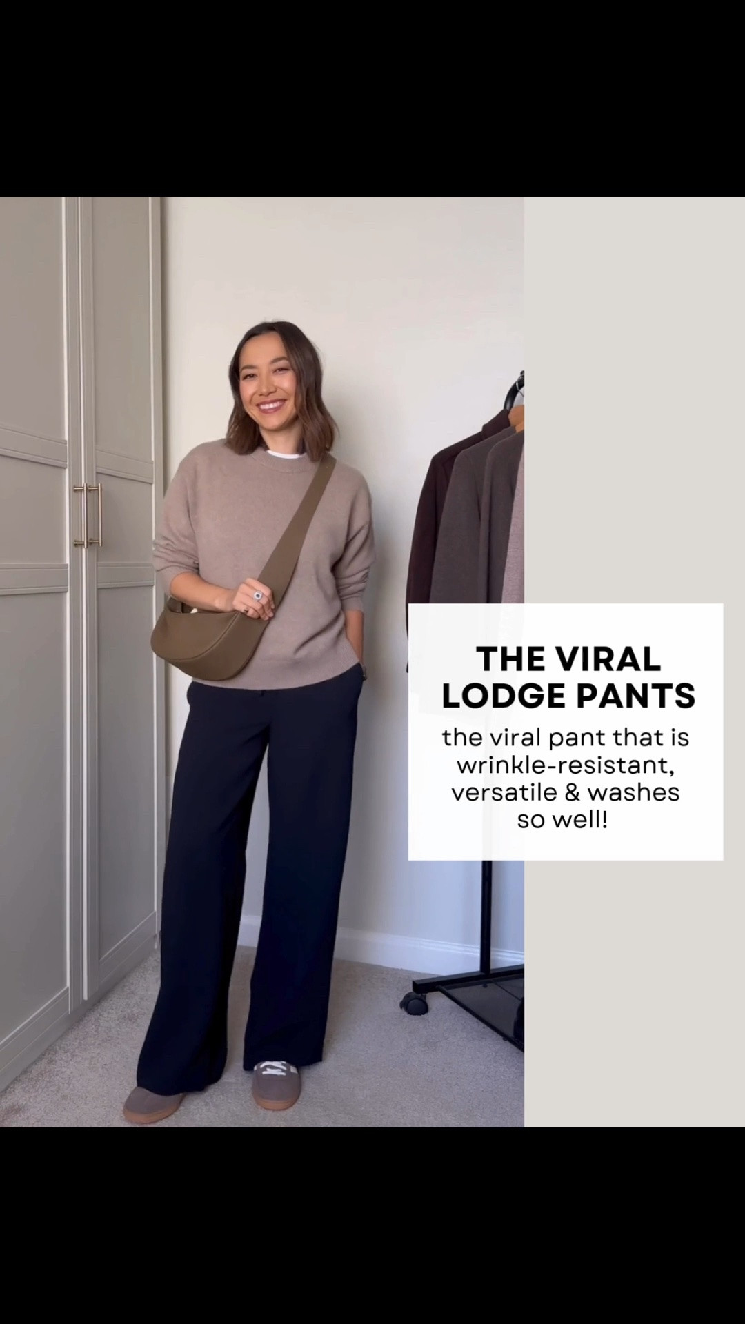 A favorite travel pant — Aritzia lodge pants in crepette 

Wrinkle-free & washes so well, wearing regular length (I’m 5’4”) 

Travel outfit / elevated pull on pants

#LTKSeasonal #LTKTravel