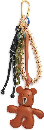 Chelsea28 Bear Beaded Faux Leather Bag Charm | Nordstrom | Nordstrom
