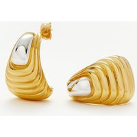 Ridge Oversized Earrings | Mixed Metal | Missoma US