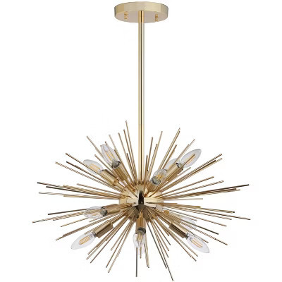 Zadie 12 Light 24.5" Pendant - PND4020 - Gold - Safavieh | Target
