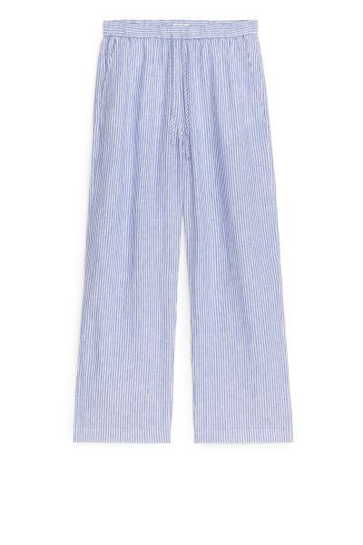 Linen Drawstring Trousers | H&M (UK, MY, IN, SG, PH, TW, HK)