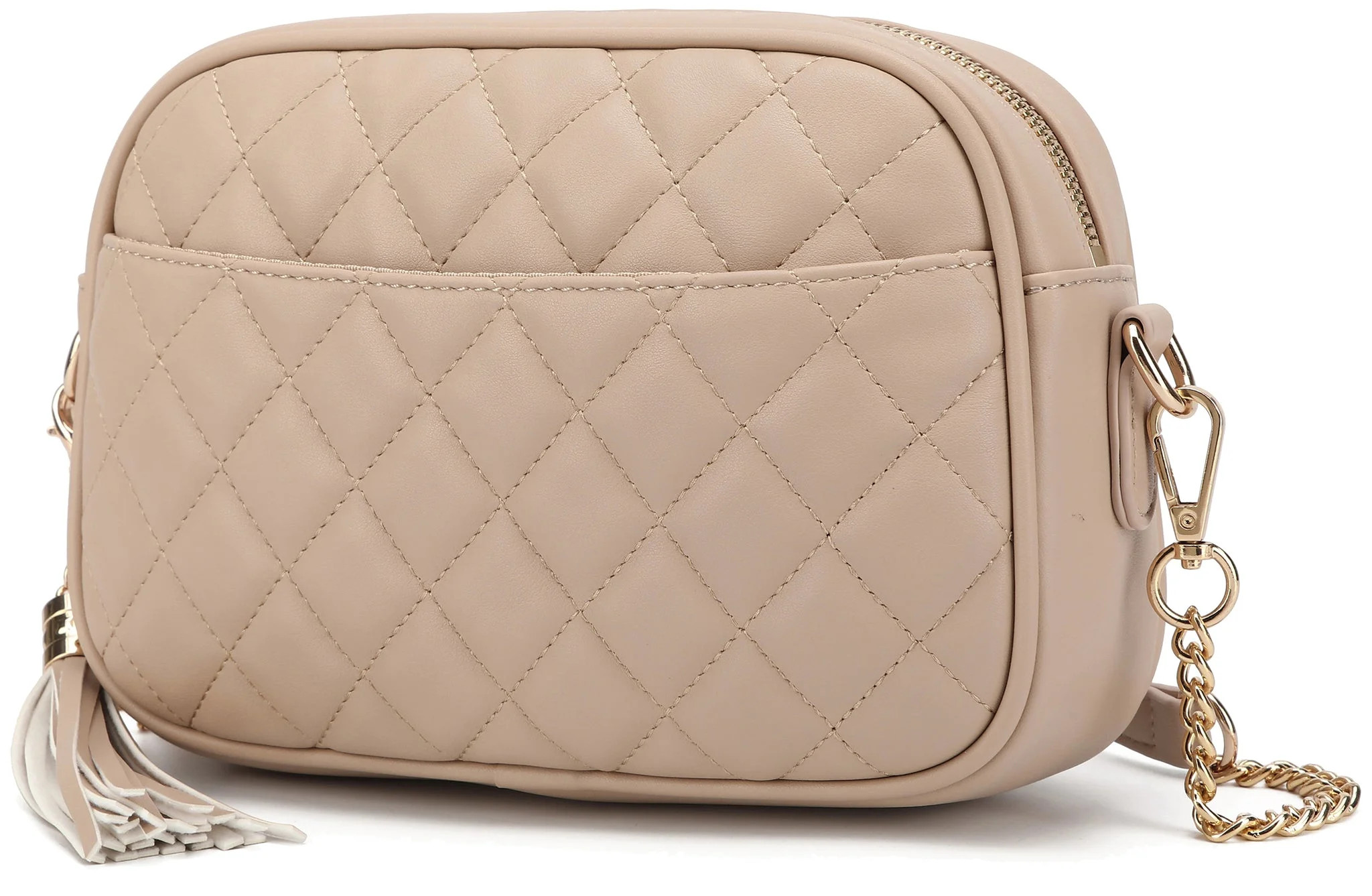 Small Quilted Crossbody Bag for Women Adjustable Strap Shoulder Purse | Walmart (US)