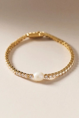 NADRI Blair Pearl Tennis Bracelet | Anthropologie (US)