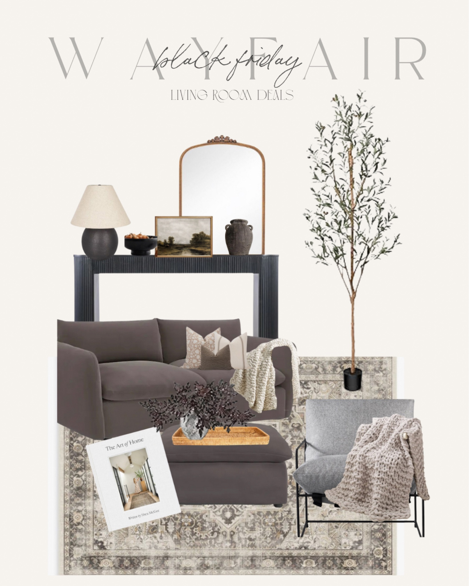 Wayfair Black Friday living room deals 