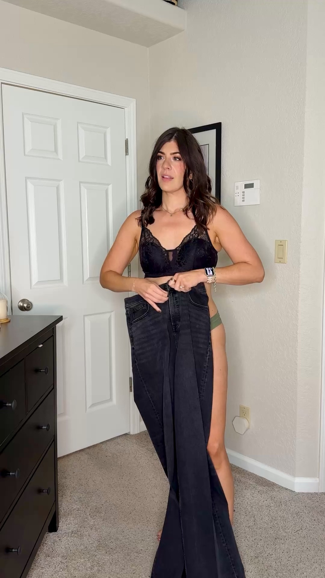 Date night outfit
In a medium top
Medium tall shaping jeans- code Meghanxspanx

#LTKMidsize #LTKOver40 #LTKTall