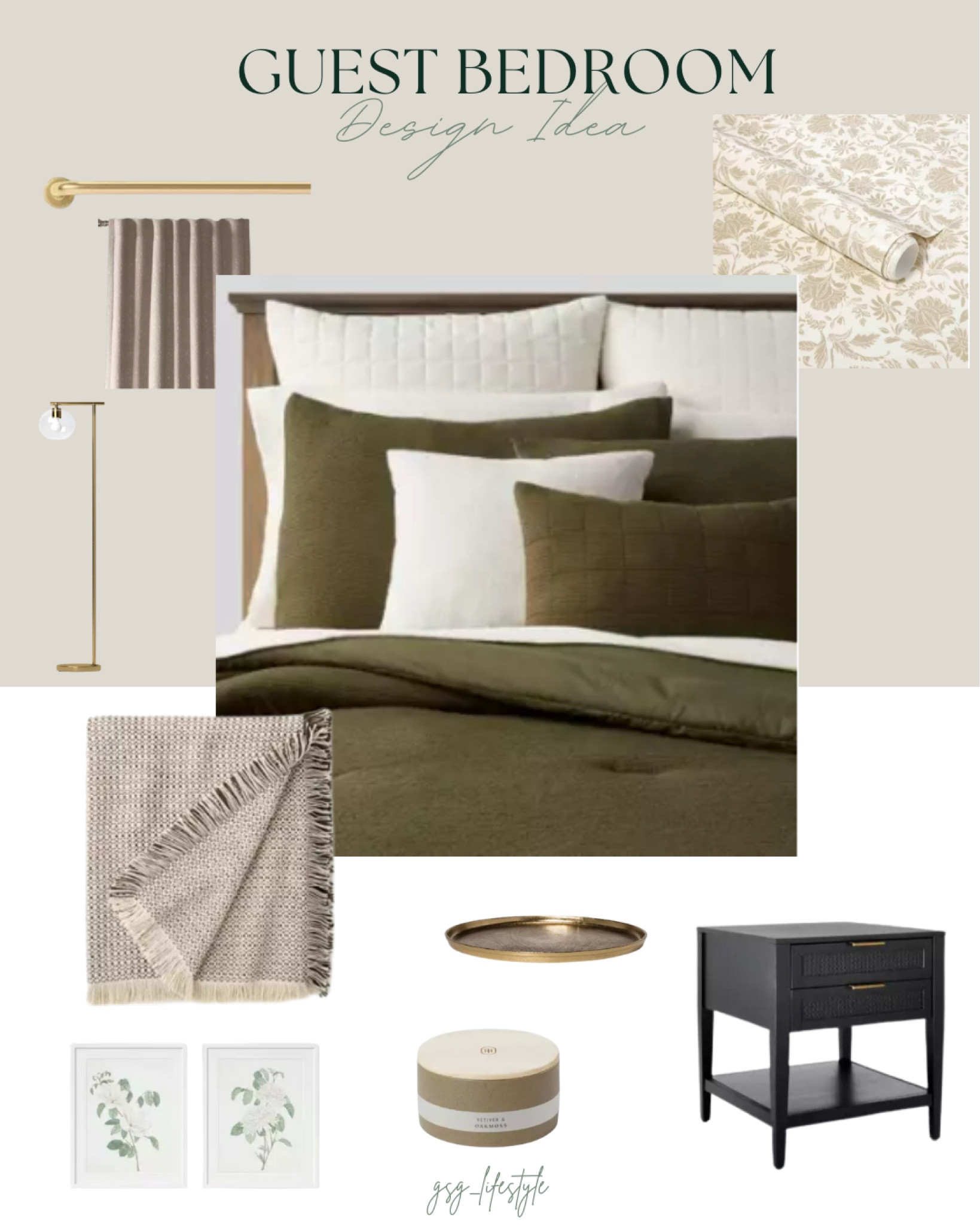 Monday Moodboard: Transform your guest bedroom into a cozy retreat! 🌿✨ 

Here is a simple yet stylish ideas to make your guests feel right at home. From plush bedding to thoughtful decor, create a space that’s both welcoming and comfortable.

#GuestBedroomGoals #HomeDecor #InteriorDesign #CozyVibes #GuestRoomInspiration #MondayMotivation

#LTKHome #LTKStyleTip #LTKFamily