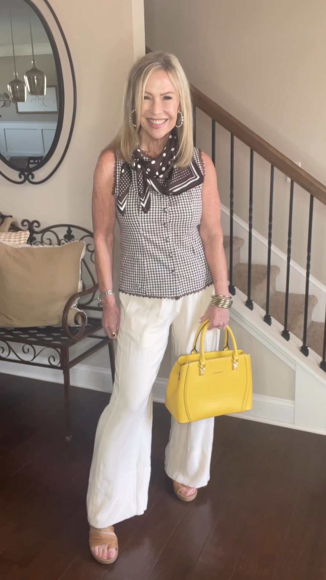 The absolute cutest gingham tops/vests for Spring with the cutest linen pants!!! 

#LTKootd #LTKdayinmylife #LTKgrwm