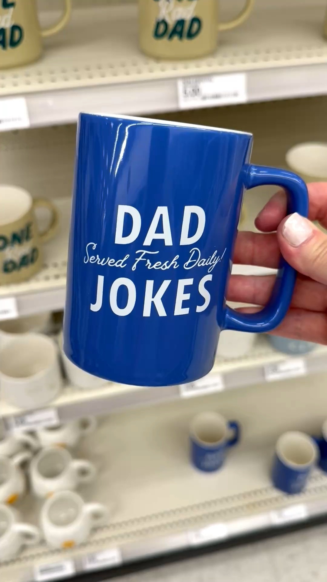 Dad jokes served fresh daily. Need I say more? 🤣 Perfect for those special Dads and coaches for Father’s Day! 

#fathersdaygiftideas #budgetfathersday #giftsforcoaches #dadmugs #dadcoffeecup #target #jokegiftsfordad

#LTKHome #LTKSeasonal #LTKMens