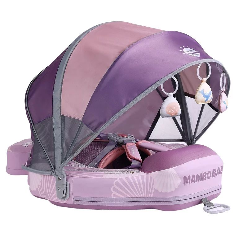 HECCEI Mambobaby Float with Canopy Add Tail Newest Limited Edition, Seashell Purple | Walmart (US)