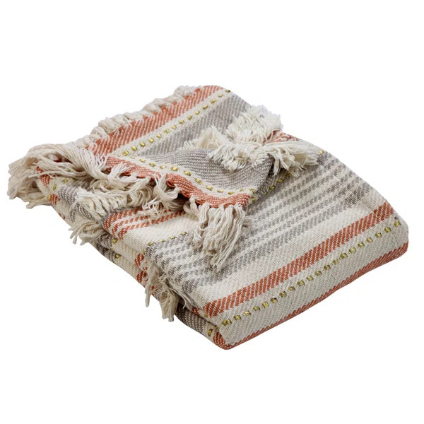Saundra Soft Over-Tufted Cotton Throw | Wayfair North America
