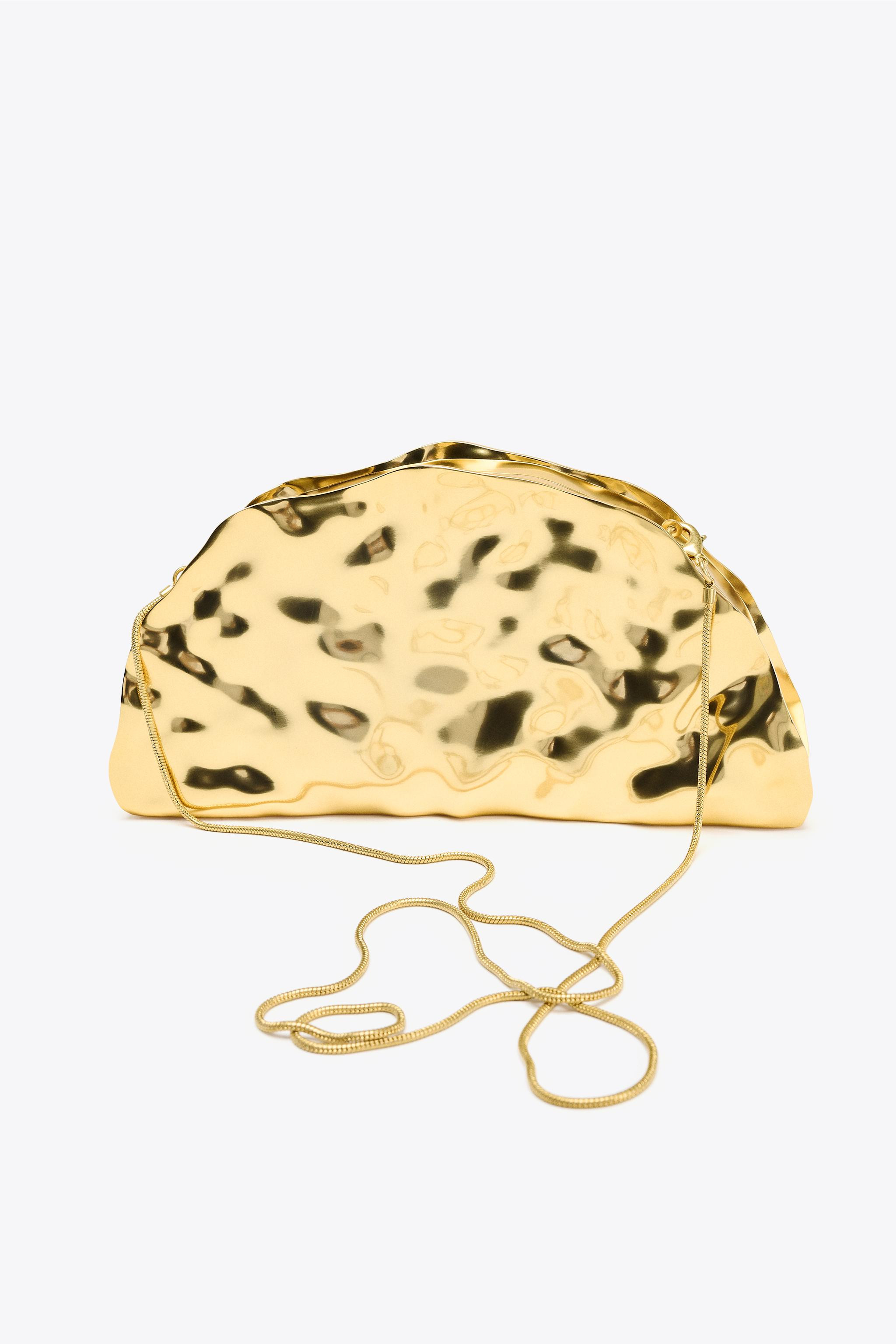 METALLIC RIGID MINAUDIÈRE | Zara UK