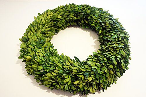 Preserved Boxwood Wreath 20 in by Tradingsmith | Amazon (US)