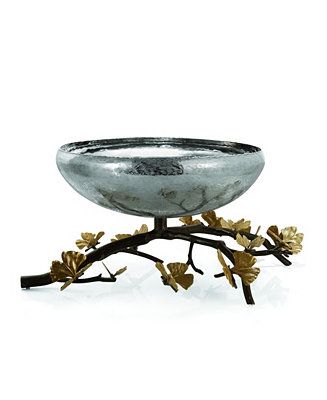 Michael Aram Butterfly Ginkgo Large Footed Centerpiece Bowl - Macy's | Macy's
