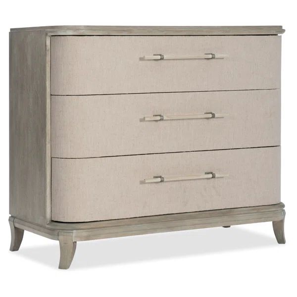 Affinity 32.25'' Tall 3 - Drawer Solid Wood Bachelor's Chest in Grays | Wayfair North America