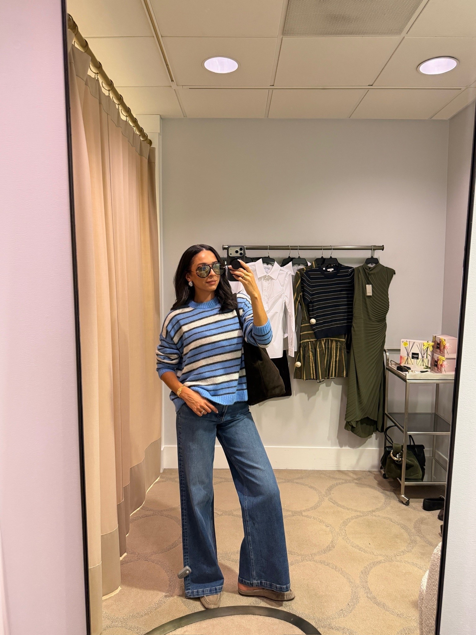 Fall outfit 🍁🍂 Wearing size S striped sweater (fits oversized and under $100), jeans fit tts 

fall fashion, nsale, nordstrom sale, nordstrom anniversary sale, nordstrom sale outfit, sale outfit, fall shoes, mom outfit, postpartum outfit, casual outfit, casual chic outfit, pistola jeans, designer jeans

#LTKSaleAlert #LTKSeasonal