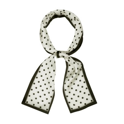 INSPIRE CHIC Women's Lovely Polka Dot Pattern Hair Band Neck Wraps 38.5x3.5 inches(LxW) Blue Small Dot | Target