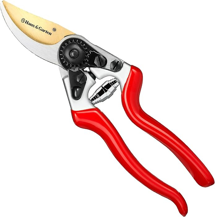 Haus & Garten EnduroPRO Ergonomic Bypass Pruners - Professional Titanium Garden Shears - Heavy Du... | Amazon (US)