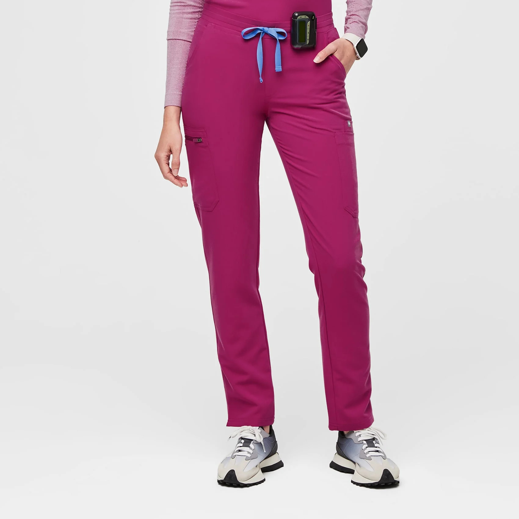 Women's Yola Skinny Scrub Pants™ - Raspberry Sorbet · FIGS | FIGS