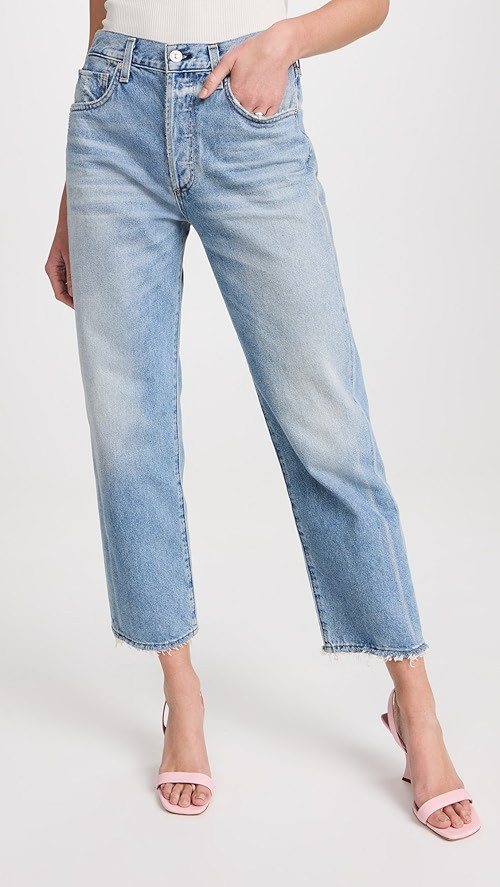 Citizens of Humanity Emery Crop Relaxed Straight Jeans | SHOPBOP | Shopbop
