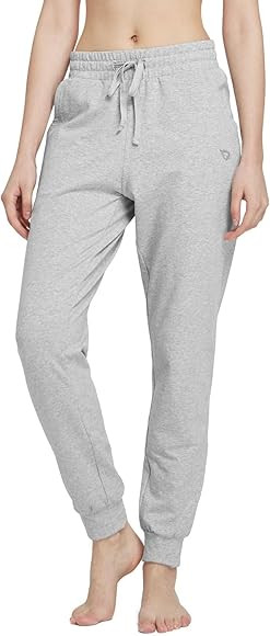 BALEAF Womens Sweatpants Cotton Joggers with Pockets Lounge Sweat Pants Tapered Casual Running Wo... | Amazon (US)