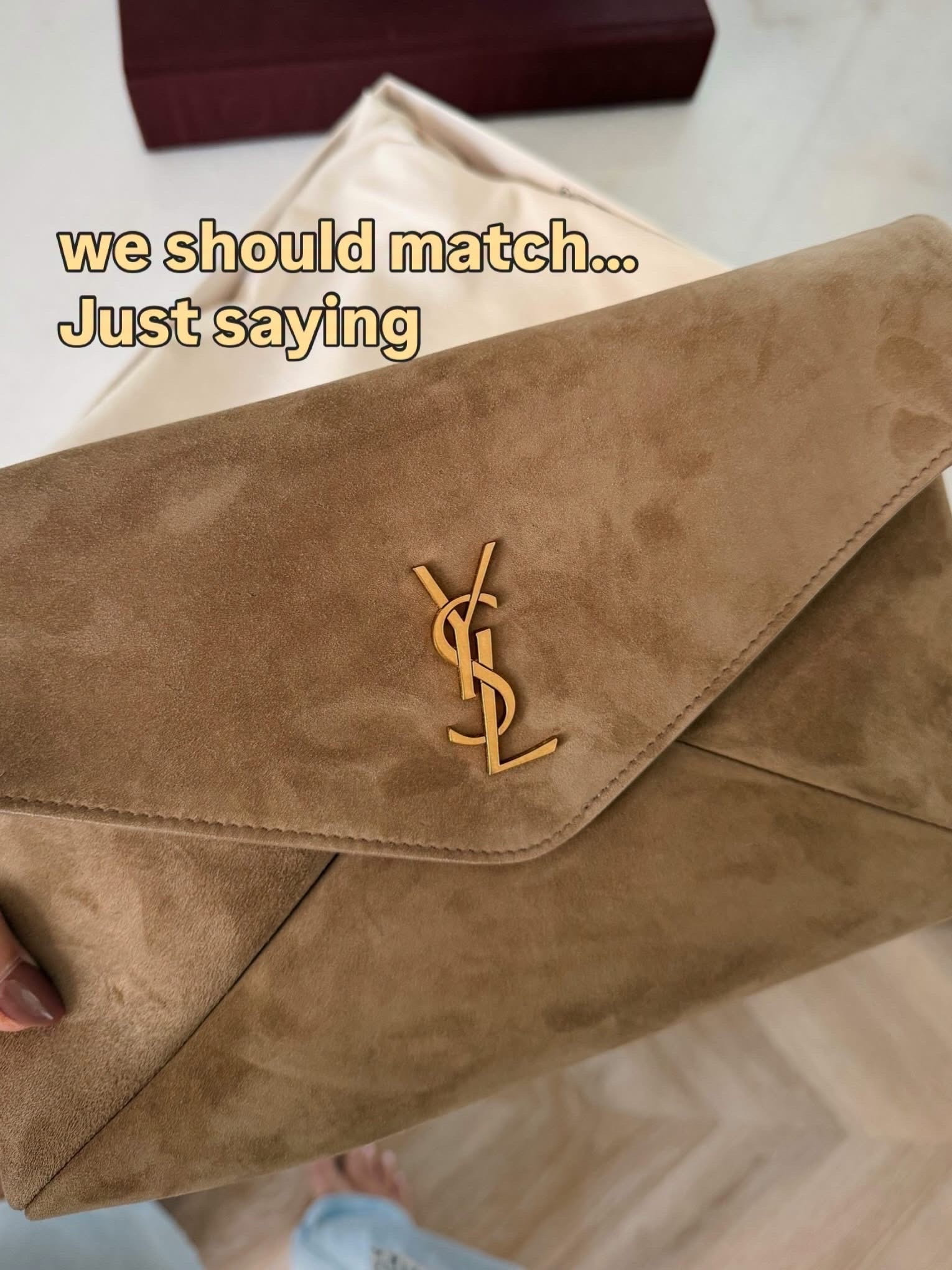 Suede clutch 🤏🏼🍂🤎

Seasonal. Designer bag. Date night. Bag. Purse.

#LTKstorytime #LTKSeasonal