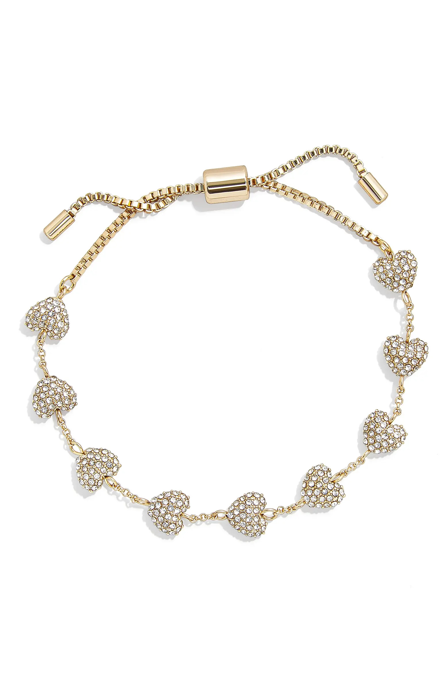 BaubleBar Brittany Pavé Heart Bracelet | Nordstrom | Nordstrom