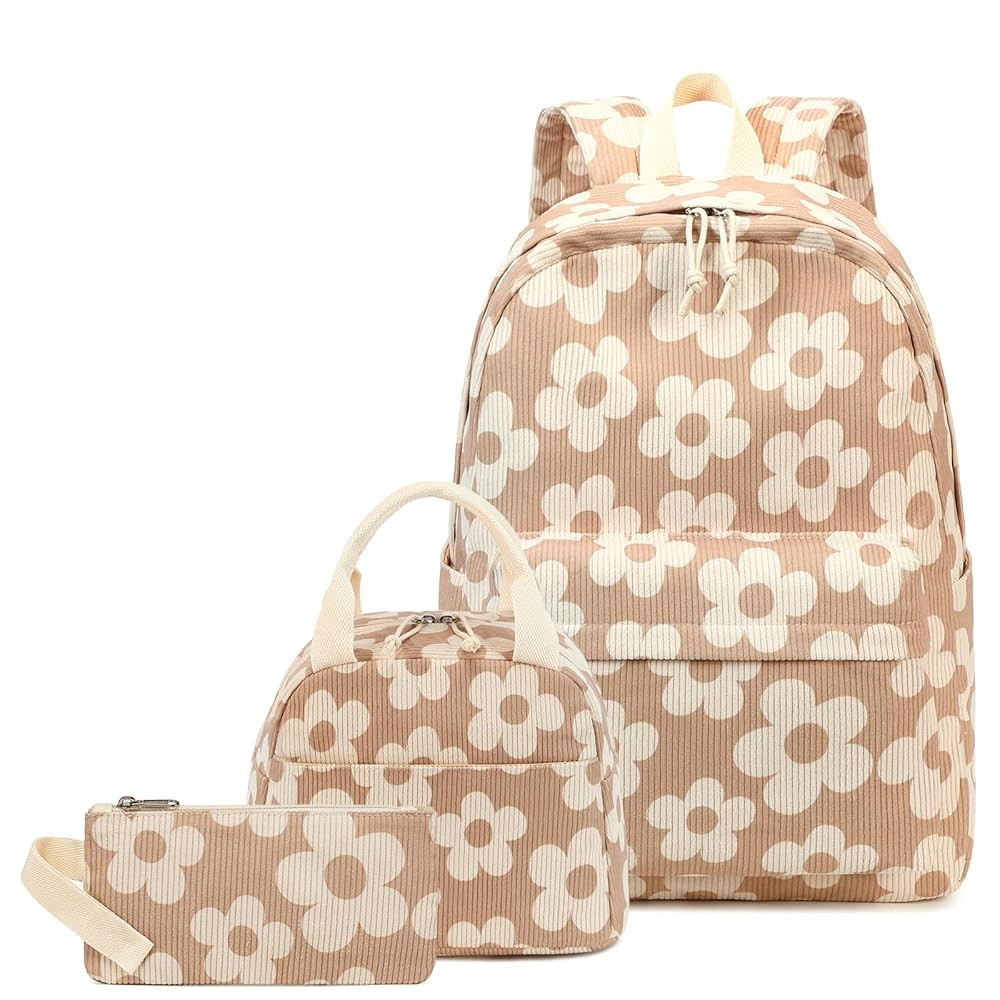 Bluboon School Backpack Teens Girls Boys Kids School Book Bags with Lunch Box Pencil Bag | Amazon (US)