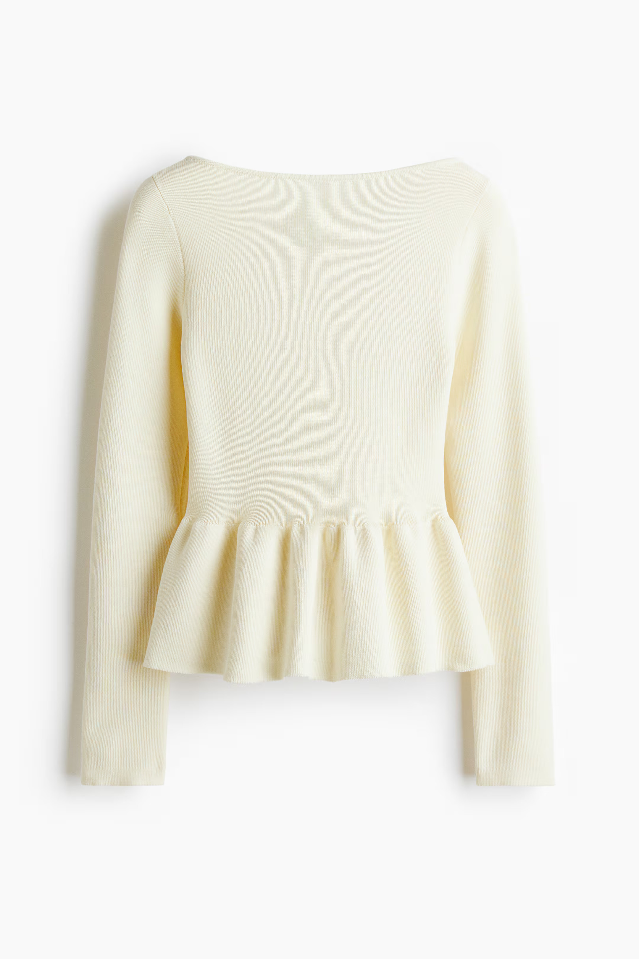 Knit Peplum Top | H&M (US + CA)