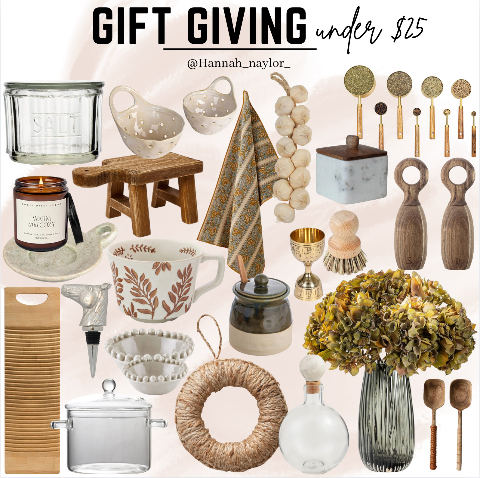 Amazon home items under $25!!! Any of these items would be the best gift for those that love home decor/kitchen accessories!!! #amazon #amazonhome #founditonamazon  

 #LTKGiftGuide #LTKHome #LTKFindsUnder50