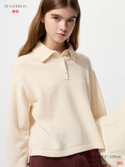 Lambswool Polo Sweater | UNIQLO (US)