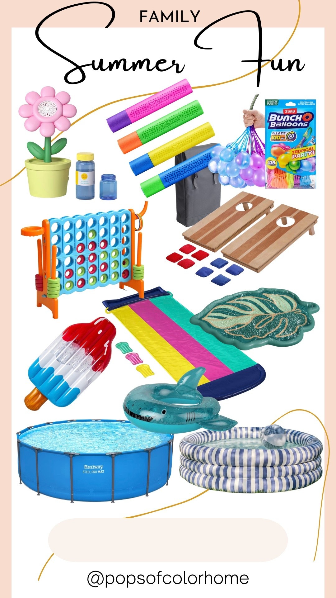 Cool off this summer with some family fun with these outdoor toys, pools and fun family activities

#LTKHome #LTKKids #LTKSwim