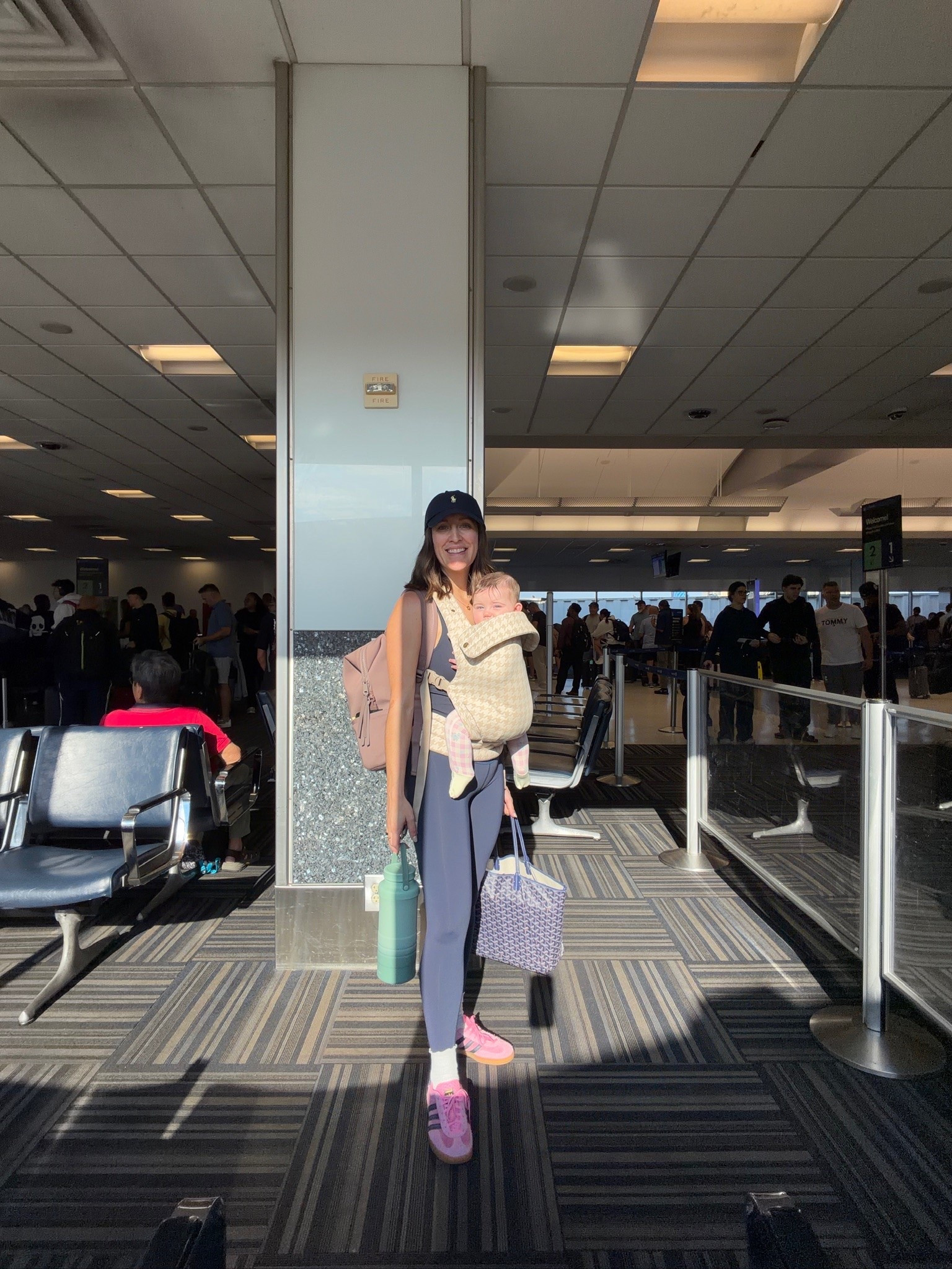 Our travel home outfits! Mom and baby girl travel. Use code CHIC10 for 10% off our carrier. My Goyard bag is borrowed, use code CHICTOME for your first month free

#LTKBaby #LTKTravel #LTKmomlife